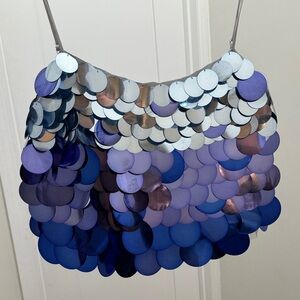 Jonathan Simkhai Sequin Disc Crop Top